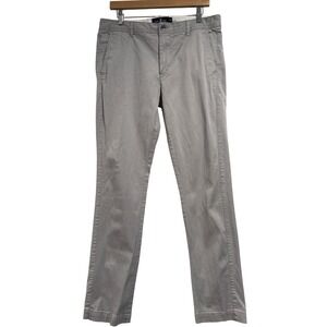 Psycho Bunny Mens Chino Pants Gray Size 34x32 Cotton Tencel Stretch